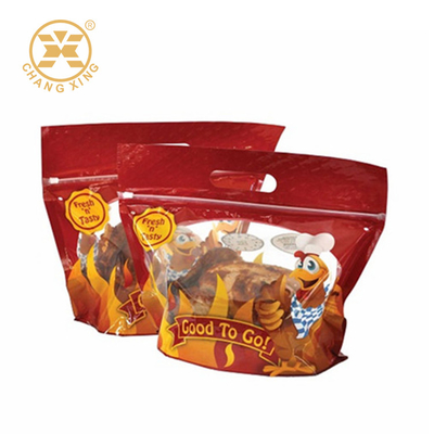 2kg grillte das Brathähnchen Cpp-Zipbeutel-Verpacken der Lebensmittel mit Griff