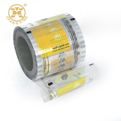 Lamellenförmig angeordnetes Polyfilm-Aluminiumfolie-Rollenverpacken Honey Packetss BOPP