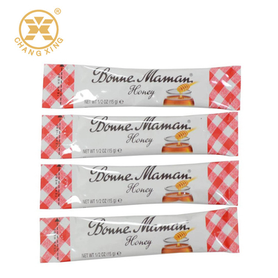 76.2mm Filmstreifen-Plastikpakete für das Verpacken von erstklassigem Honey Packaging Metallized Film