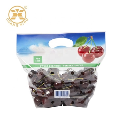 Transparente der Trauben-Antifog Griff stehen oben Beutel mit frische Frucht-dem Verpacken des Reißverschluss-VMPET