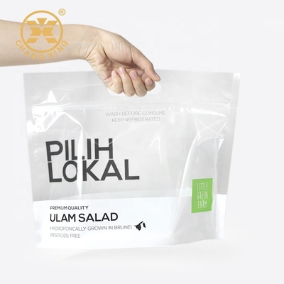 Soem Logo Zip Lock Dry Fruit Verpacken sackt Kopfsalat ein, Gemüse-Verpacken, dasplastik oben steht