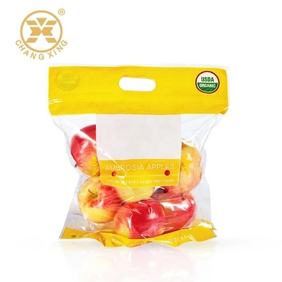 Lamellierte Plastiktaschen des LDPE-Frucht-freien Raumes für Verpacken- der Lebensmittelkundenspezifischen Druckstand herauf Beutel