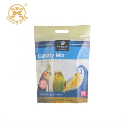 Glatter Stellungs-Reißverschluss-umweltsmäßigbeutel der PET Nahrung- für Haustiereverpackentaschen-20kg 25kg