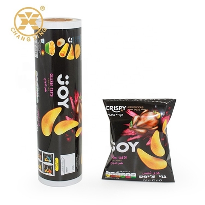 Lamellierte Plastikrollfilm-Kartoffel Chips Roll des Verpacken- der Lebensmittelbopp/vmcpp